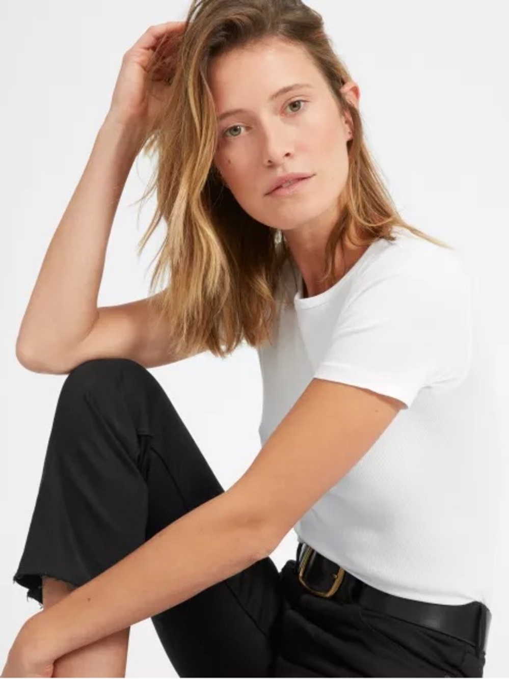 Everlane Kick Crop Jean Black size 28